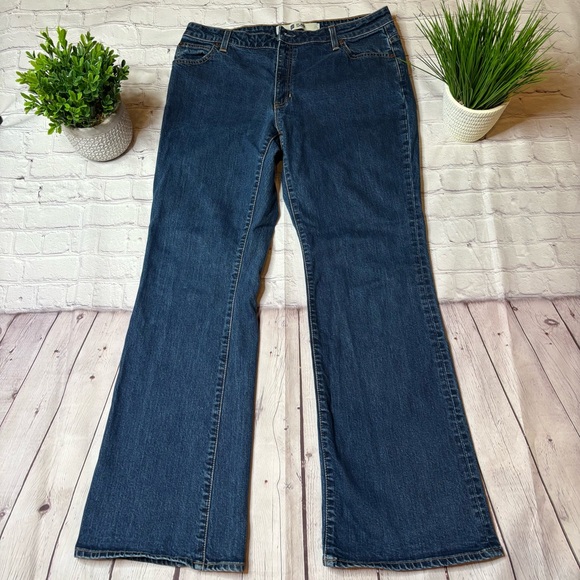 GAP Denim - GAP Flare Stretch Dark Wash Jeans Size 14 Regular